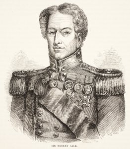 Sir Robert Sale, illustration de Cassells Illustrated History of England
