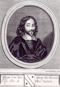 Sir Thomas Browne (1605-82), gravé par Frederick Hendrick van Hove (c.1628-98)
