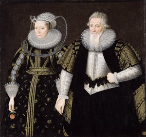 Sir Thomas Mansel (1556-1631) et Jane (Pole) Lady Mansel