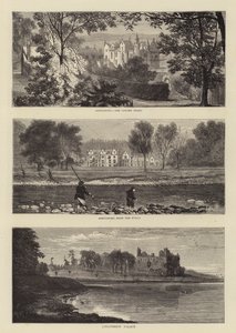 Centenaire de Sir Walter Scott (gravure) - English School