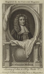 Sir William Morice, Secrétaire d