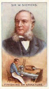 Sir William Siemens, finissant une Armature - English School