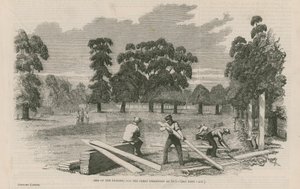 Site du bâtiment pour la Grande Exposition de 1851 - English School