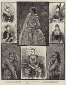 Croquis au spectacle shakespearien, Royal Albert Hall