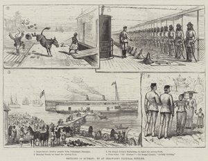 Croquis en Birmanie (gravure) - English School