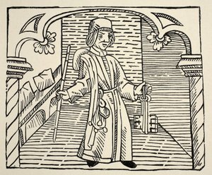 Smith, du Game of Chess par William Caxton, pub. 1480 - English School