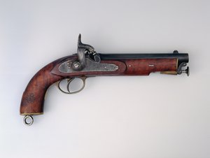 Pistolet à percussion lisse de .656 pouces, 1873