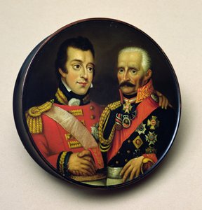 Boîte à tabac avec portraits d