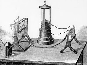 Télégraphe perfectionné de Soemmering, 1883