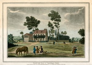 Vue Sud de la Maison de Copenhague - English School