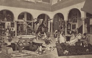Intérieur espagnol (chromolitho)