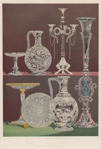 Spécimens de verre gravé - English School