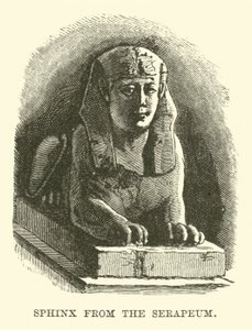 Sphinx depuis le Sérapéum - English School