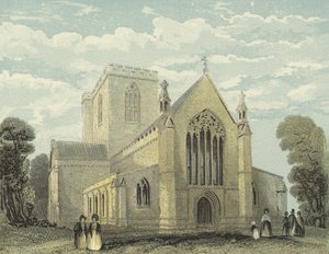 Cathédrale de Saint-Asaph, extrémité ouest - English School