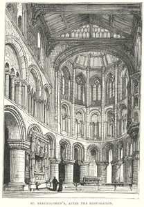 Saint-Barthélemy, après la Restauration (gravure) - English School