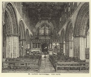Cathédrale de St Davids, la nef