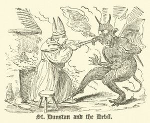 Saint Dunstan et le Diable