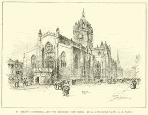 Cathédrale Saint-Gilles et la Croix de la Ville restaurée - English School