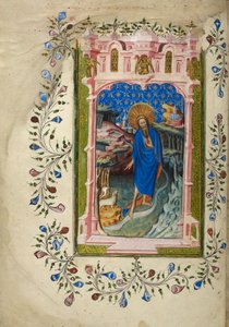 Saint Jean-Baptiste, avec Agnus Dei 1405-10
