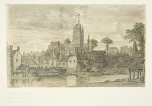 Église St Mary Redcliffe depuis Redcliffe Back - English School