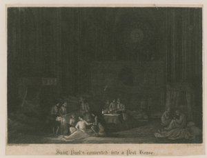 St Pauls converti en maison de peste - English School