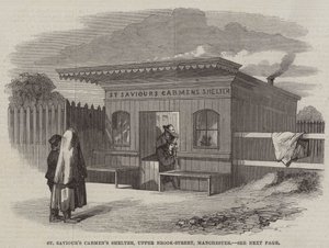Abri pour cochers de St Saviour, Upper Brook-Street, Manchester - English School