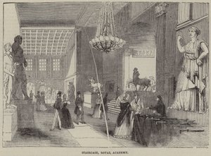 Escalier, Académie royale, Londres - English School