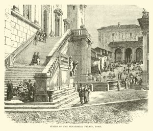 Escaliers du Palais sénatorial, Rome