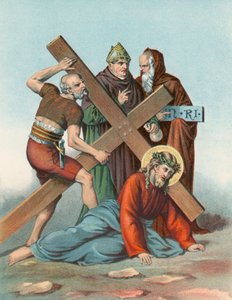 Station IX Jésus tombe sous la croix pour la troisième fois