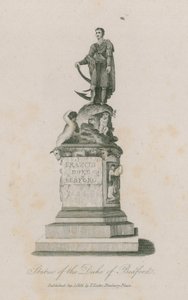 Statue de Frances, duc de Bedford, à Russell Square, Londres - English School