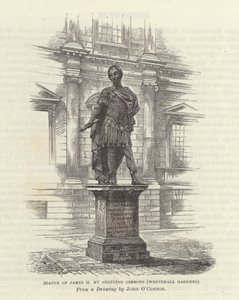 Statue de Jacques II par Grinling Gibbons - English School