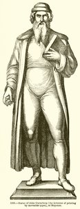 Statue de Johannes Gutenberg