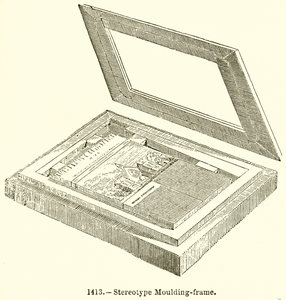 Cadre de moulage de stéréotype - English School