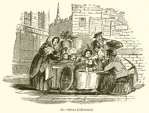 Étal de café de rue - English School