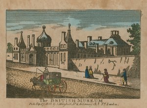 Scène de rue et le British Museum