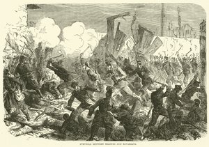 Lutte entre marines et Bavarois, décembre 1870 - English School