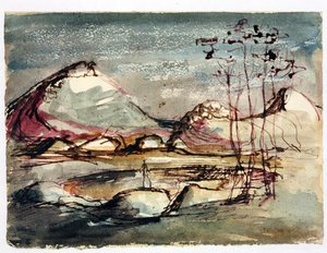 Étude pour un paysage, 1957