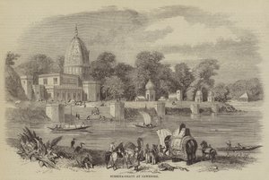 Surseya-Ghaut à Cawnpore (gravure)