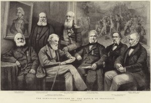 Officiers survivants de la bataille de Trafalgar