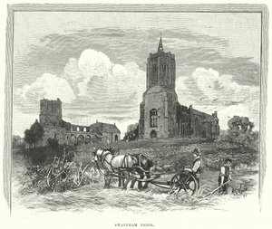 Swaffham Prior (gravure) - English School
