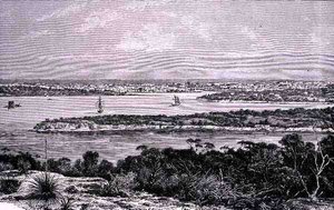 Port de Sydney, Nouvelle-Galles du Sud, Australie, de 