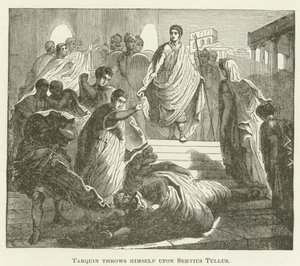 Tarquin se jette sur Servius Tullius - English School