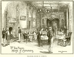 Salon de thé, Chambre des communes