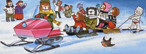 Oursons avec motoneige - English School