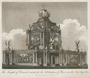Temple de la Concorde érigé pour la Paix de 1814