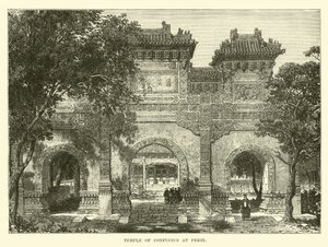 Temple de Confucius à Pékin - English School
