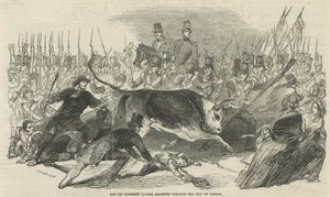 Le 3e régiment (Buffs) défilant dans la ville de Londres - English School