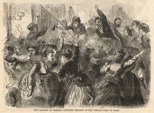 Les Amazones de France; réunion excitante de l