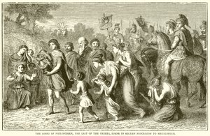 Les cendres de Philopoemen, le dernier des Grecs, portées en procession solennelle à Mégalopolis