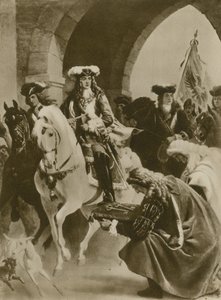 Le prince autrichien qui a capturé Belgrade (gravure) - English School